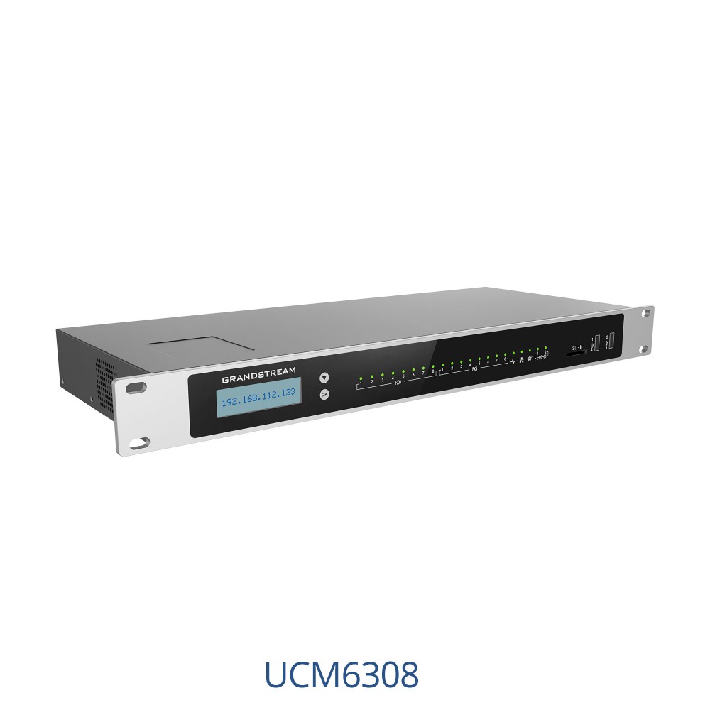 Grandstream UCM6308 IP-ATC до 3000 користувачів Grandstream UCM6308 IP-ATC до 3000 користувачів